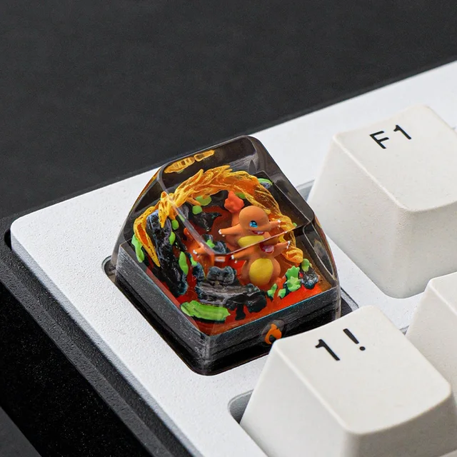 3D Printed Resin Artisan Keycaps  Poke Mon Gaming Keyboard  Handmade ESC Replacement Support Customization  Mechanical Keyboards