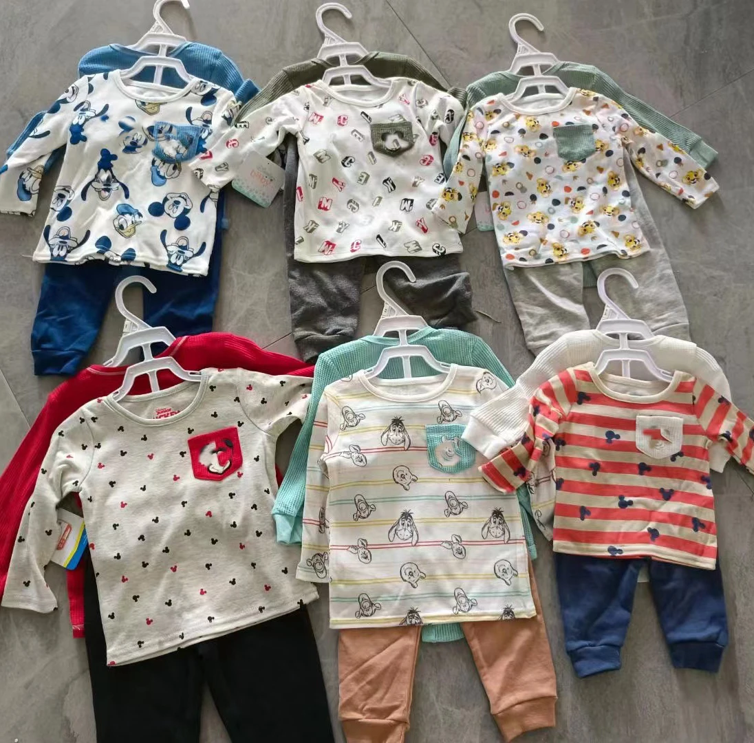 Wholesale Apparel Stock From Bangladesh Branded Cotton Baby Clothes Set