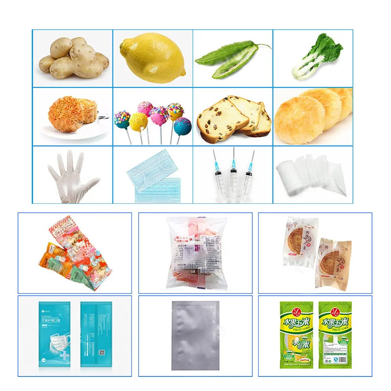 Automatic Horizontal Vegetable Flow Wrapping Machine Packing Machine