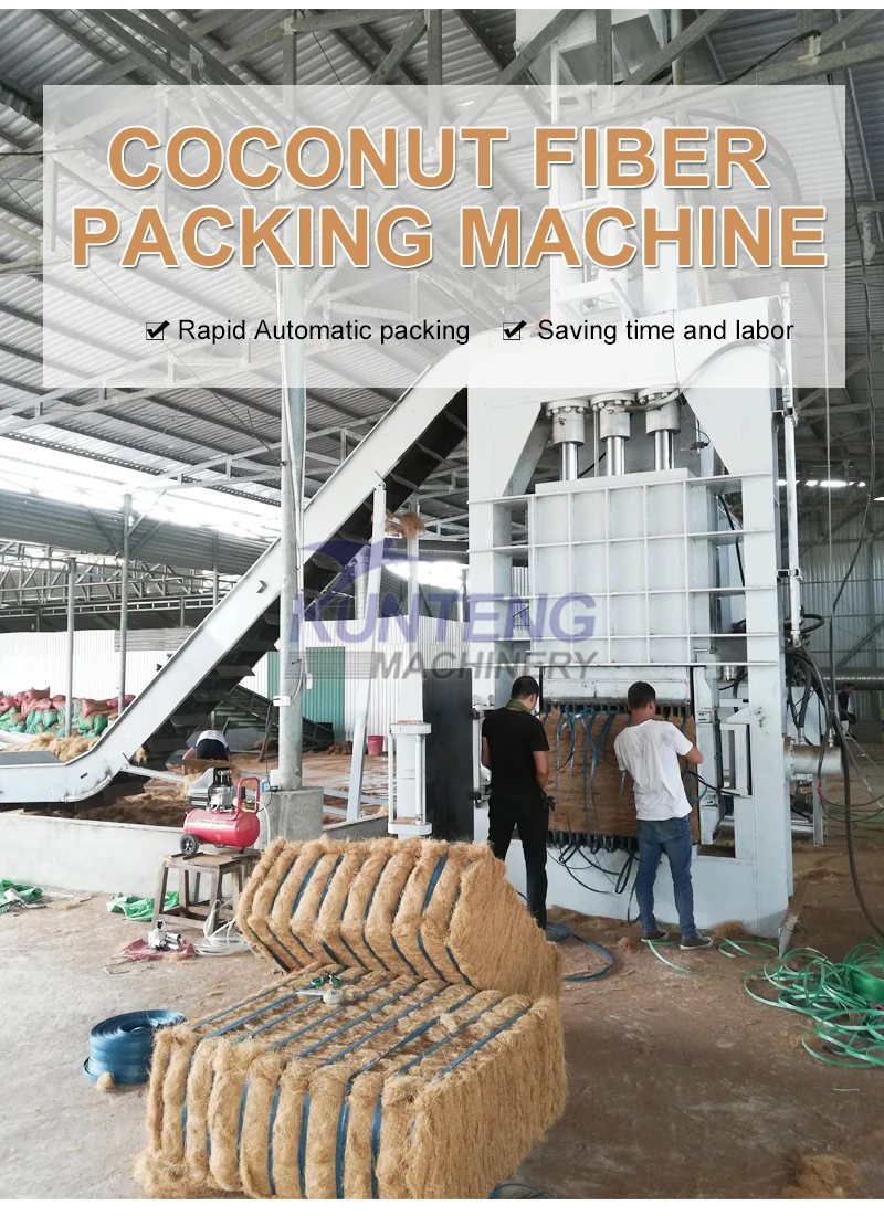 Coconut Fiber Baling Press Equipment