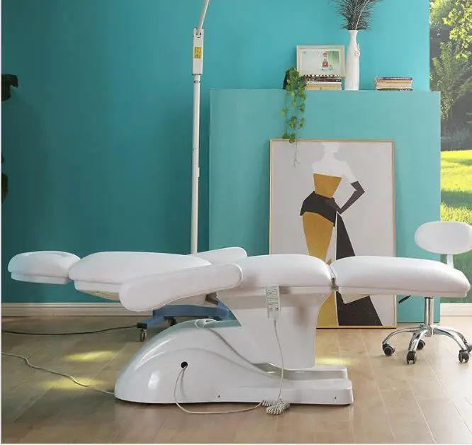 HOCHEY, медицинский корейский массажный стол с табуретом, складные электрические массажные столы и кровати, кресло для лица для салона красоты, магазин