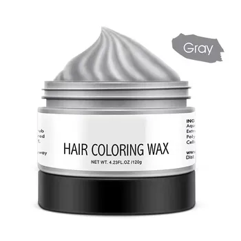 OEM Private Label Male and female Available Fashion Hair Wax Styling Temporary Hair Color Wax