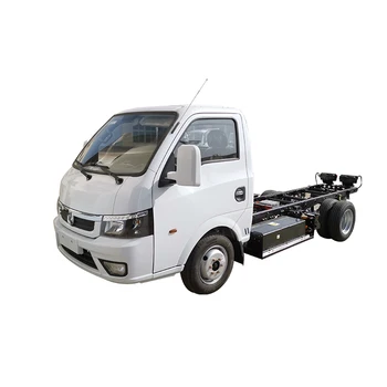 High comfort 4x2 single row 2 seat capacity 3 tons cab light cargo truck chassis
