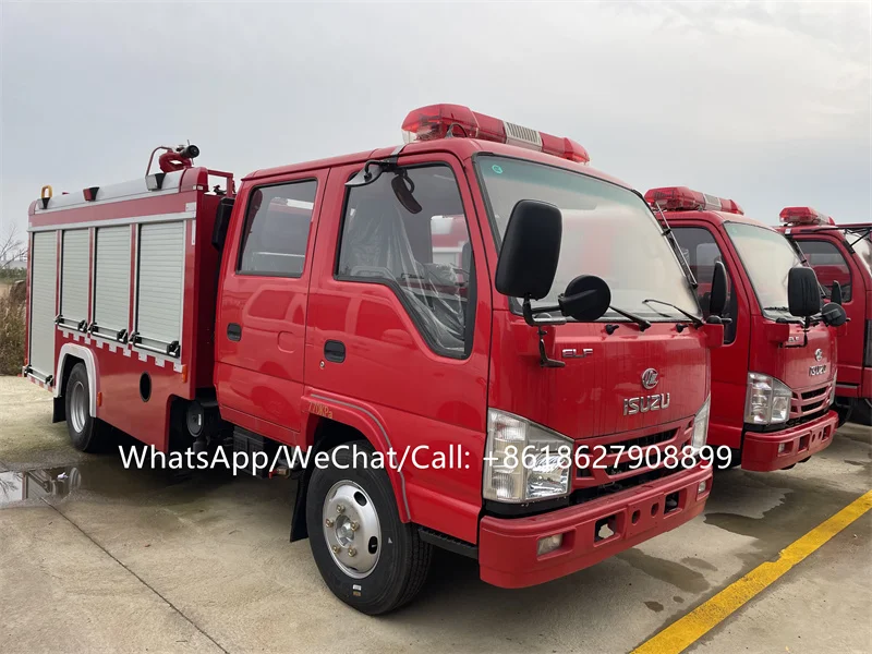 Japanese Isuzu 1000 Gal Water Tank Fire Truck - 3000-5000L
