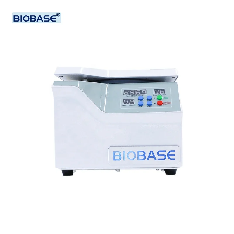 BIOBASE Low Speed Table Top Centrifuge 4000RPM Continuous Operation Plasma Applications for Lab Use