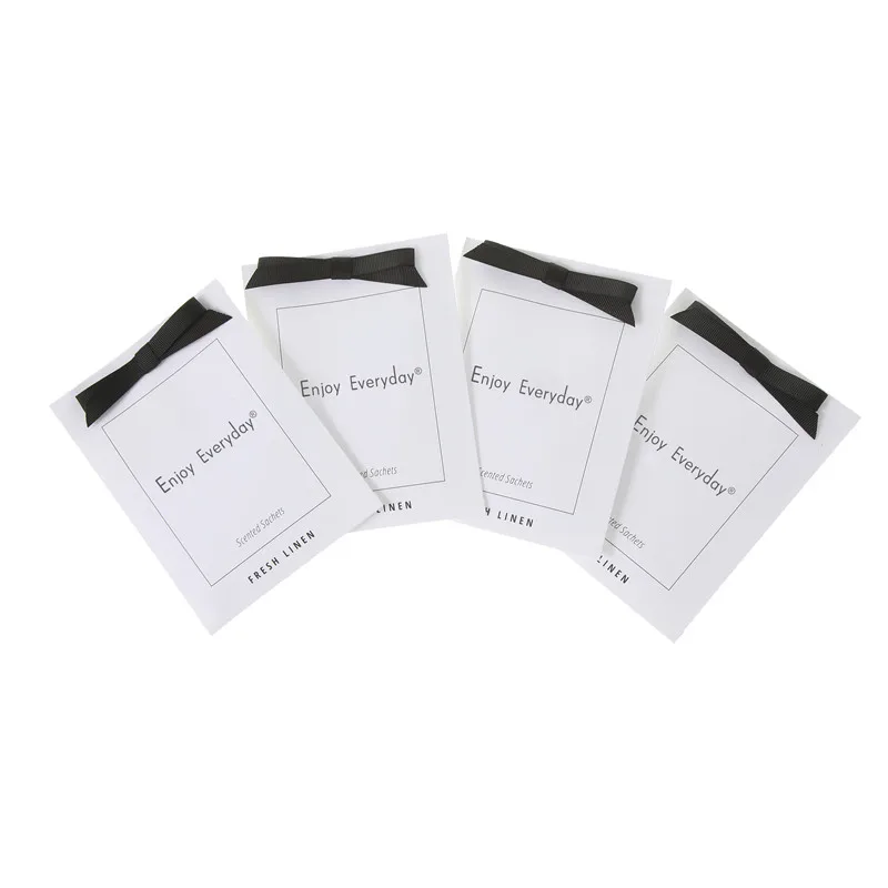 Natural Material Hanging Ribbon Paper Bag Scented Sachet Incense Fragrance Home Decoration Air Freshener Pouch