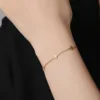 xkb0261-bracelet fleur à quatre feuilles or