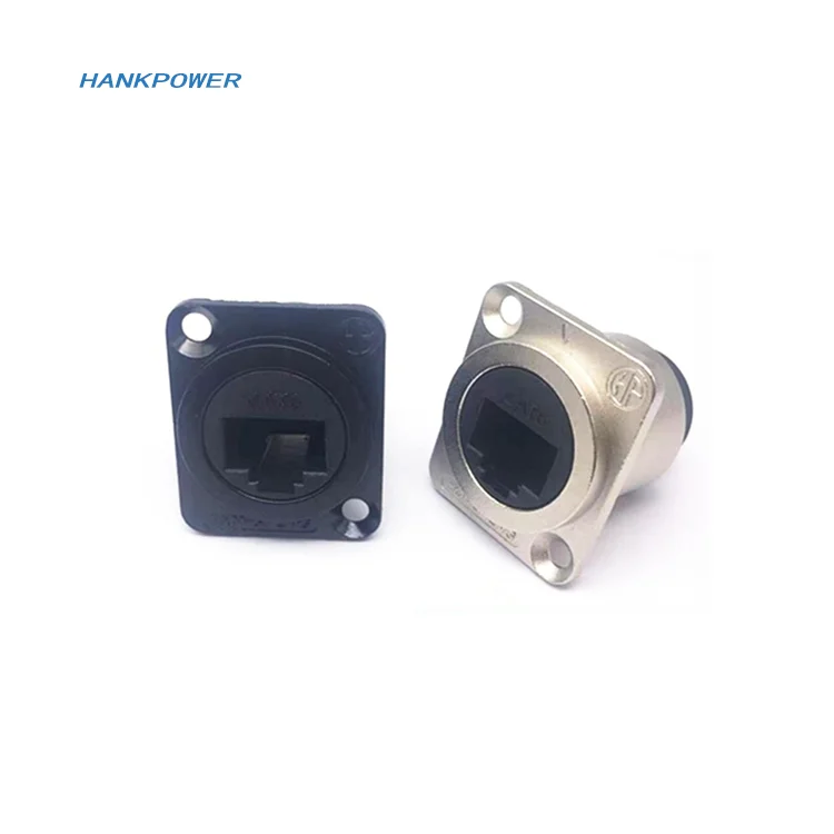 RJ45 Cat6 Socket D-Type Module - Industrial Ethernet Adapter