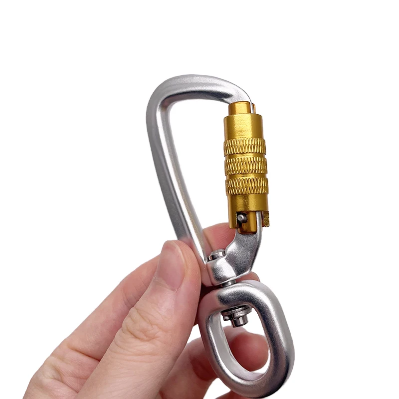 BT-L13 Best Quality Promotion Swivel Snap Dog Carabiner Clip 5KN Safety Carabine Metal Snap Hook Custom Dog Carabiner