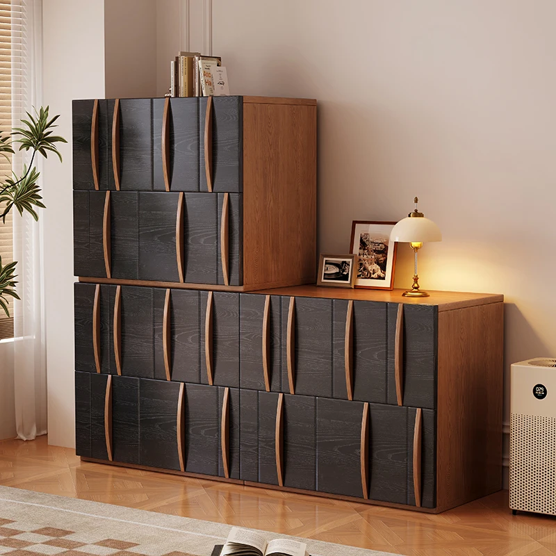 Ведро из массива дерева в американском стиле ретро современный дизайн домашний шкафчик для хранения гостиничной спальне прикроватный шкаф