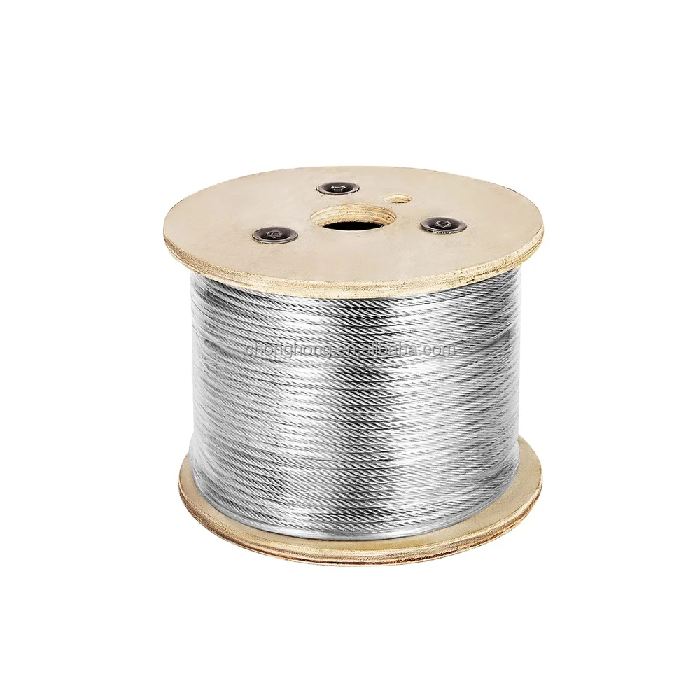TooTaci 1/8 Stainless Steel Cable Wire Rope Kit, 200ft/60M, T316, 7x7 TooTaci 1/8 Stainless Steel Cable Wire Rope Kit, 200ft/60M, T316, 7x7