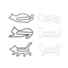 Forma de gato de 35-40 mm