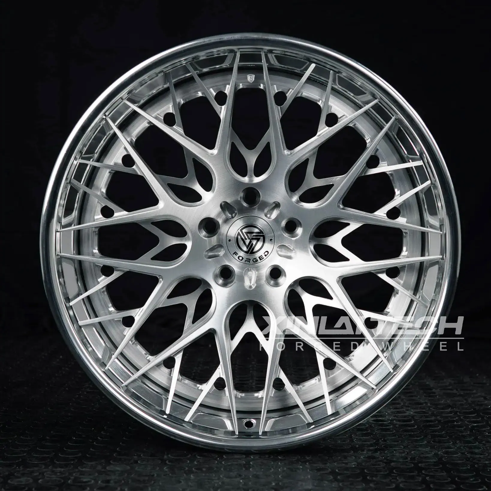 XL 3 Piece Deep Dish Forged Wheels 5x112 5x114.3 5x120 Alloy Rims for BMW Mercedes Audi Custom Finish Wheels - Image 2