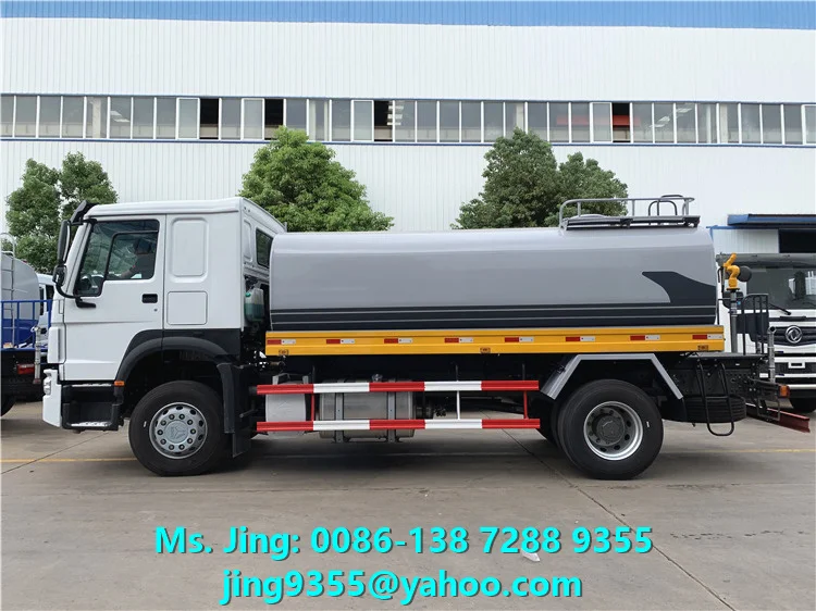 Factory Supply 15000L SINOTRUCK HOWO 4x2 Water Tanker Transport Truck for Sale in Ghana