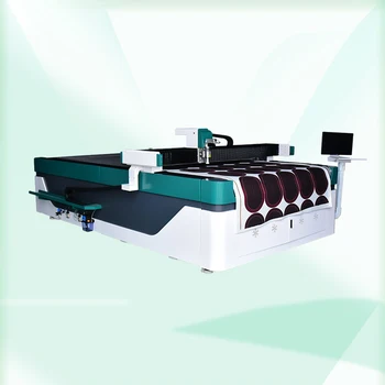 Hot selling floor printed carpet cloth floor mat cutting machine with camera