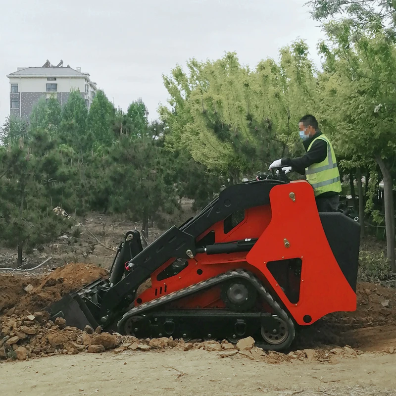 1200kgs Loading Power Hercules Skid Steer Stand on Track Skid Steer Loader