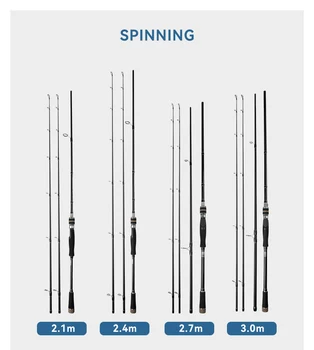 Two Ttip HM/H Fishing Rod 2.1M 2.4M 2.7M 3M Casting and Spinning – Rod – view 5