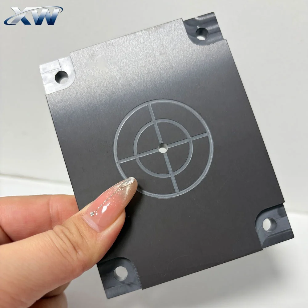 Industrial Ceramic Square Silicon Carbide Ceramic Mounting Plate