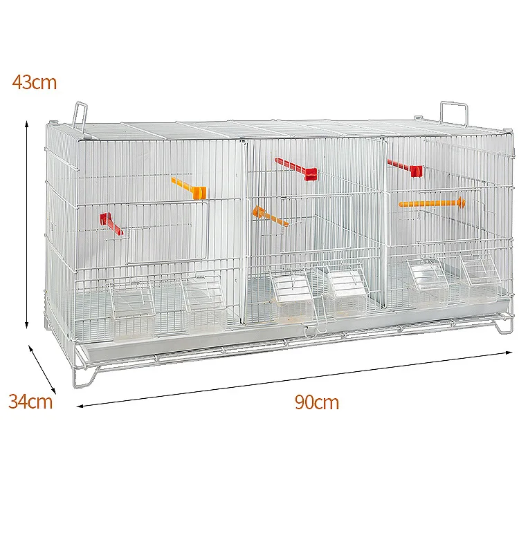 Boutique Wire Cage Breeding Foldable Portable Pet Cage Wire Bird Cage