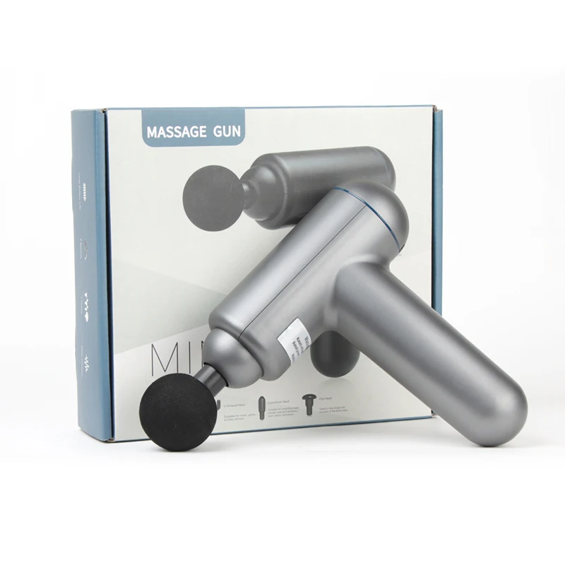 Professionel mini perkussivsmassagemaskine | 32 hastigheder med LCD-display og flere massehoveder