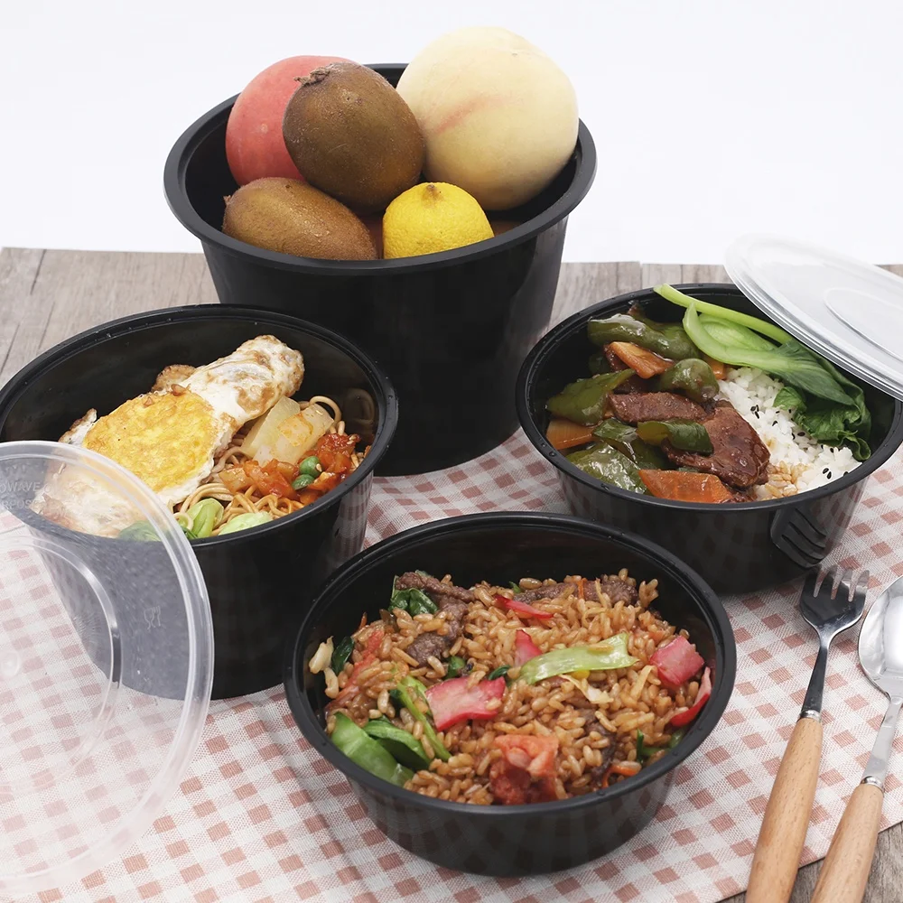 Fukuda Package Material China Black Meal Prep Containers Manufacturer  Dpbg-1813 1500ml/51oz 190*140*60mm Fruit Containers Plastic Container with  Compartments - China Plastic Container, Plastic Food Container