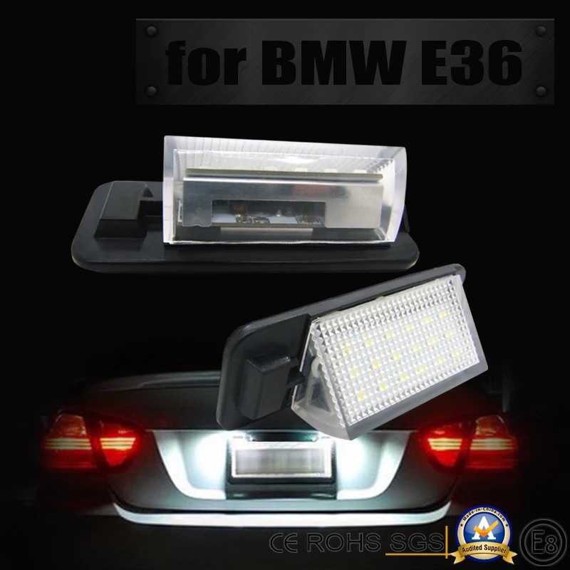 BMW E36 ライセンス プレート 2PCS Car LED Number License Plate Light for BMW E36 OEM