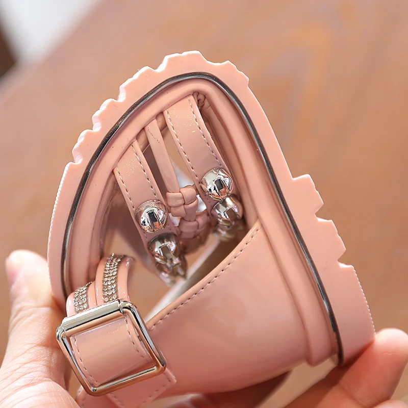 
 2021 летние детские сандалии, обувь в римском стиле для девочек, детская пляжная обувь  