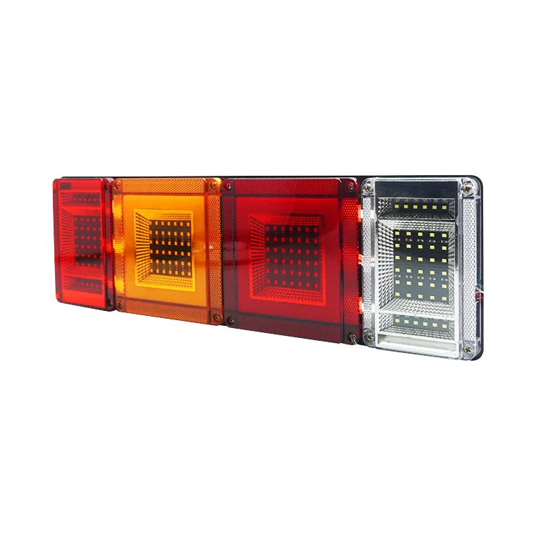 Led Truck Tail Light Rear Lamps Led Lights Stoplight Trailler Lamps Amber  2