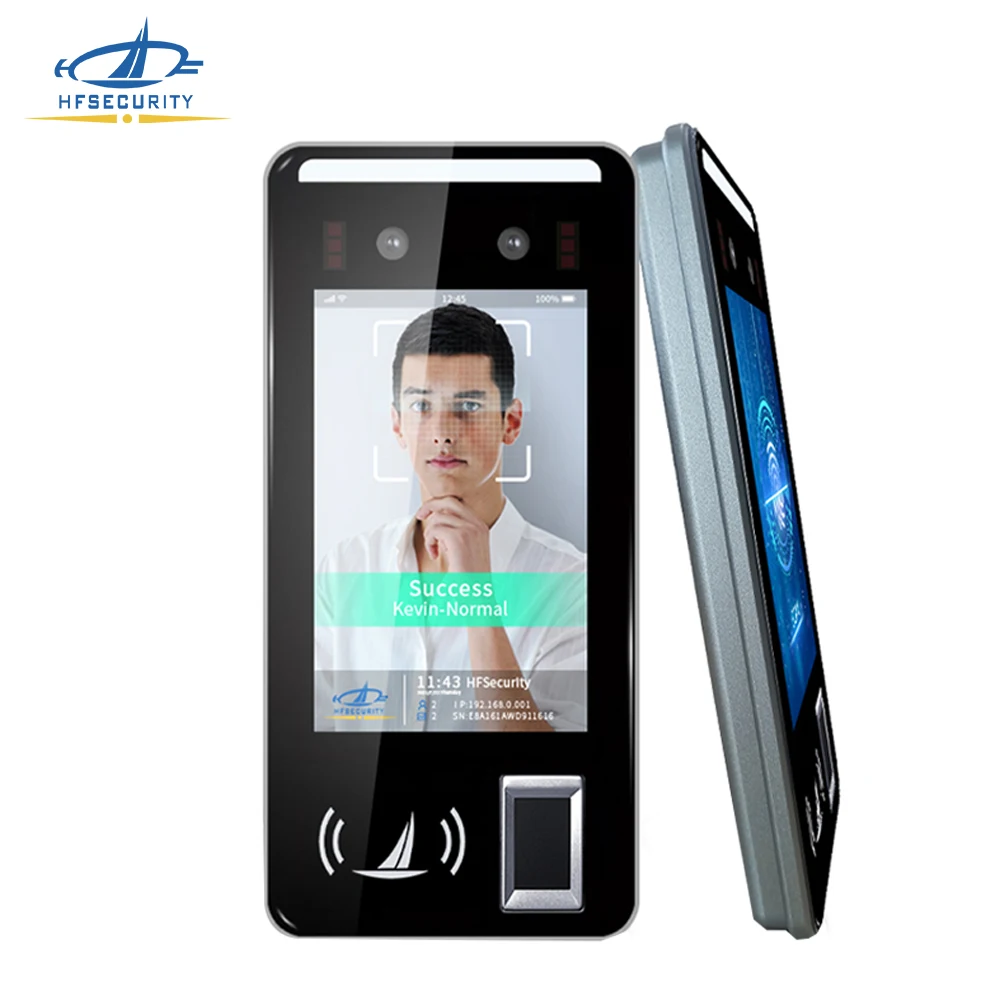 HFSecurity FR05 Biometric Ready Cloud Software Android NFC Fingerprint Device Face Recognition Attendance System for Office