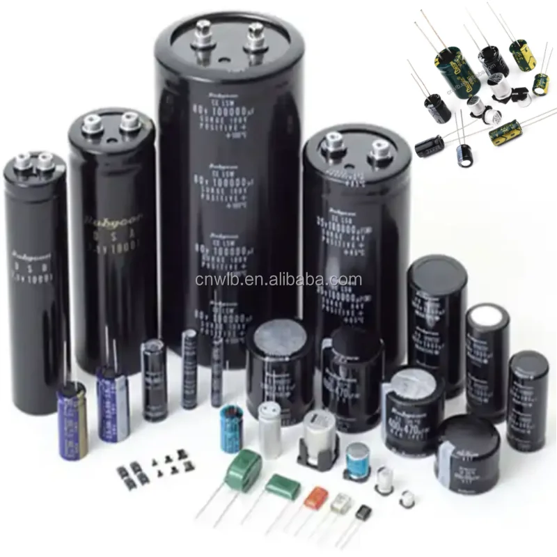 Aluminum Electrolytic Capacitors Manufacturer (Can - Screw Terminals Bolt,D50.8xL79.38mm 75V Super Capacitor 18000uF 8.9A