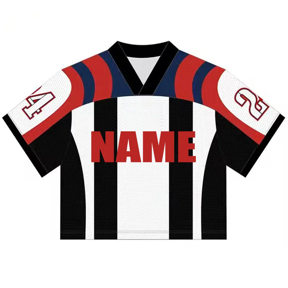 2025 Tovarní veľkoobchod – nové návrhy džerzí pre americký futbal s vyšitým logom a tepelným tlačením v retro štýle pre 32 tímov