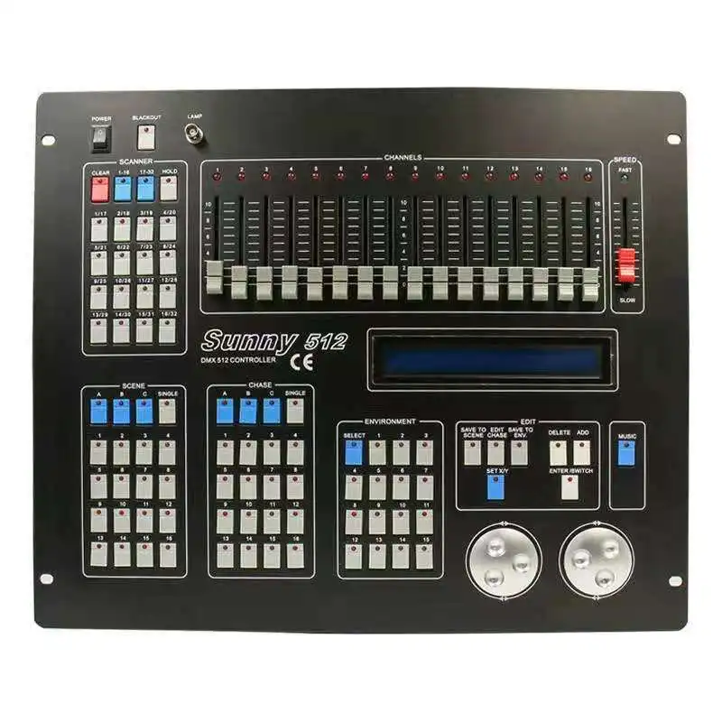 Sunny 512 DMX Controller with Flight Case - Reliable 512 DMX
