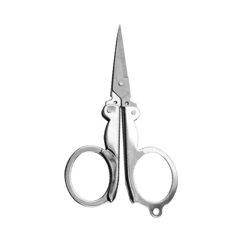 Folding Scissors Pocket Travel Small Crafts Stainless Steel Emergency Mini  Foldable Embroidery Scissor Thread Tailor Scissors