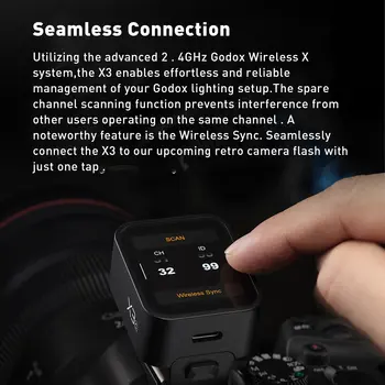 GODOX X3S X3 Godox Wireless Flash Trigger Xnano Flash Trigger Transmitter detail image