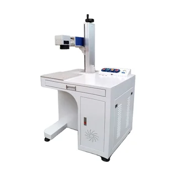 2.5D Desktop Fiber CO2 Laser Marking Machine 100W JPT RAYCUS 50W 60W 80W MOPA M7 for Wood Plywood MDF Paper Leather Ruida