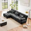 Gray + Chenille + 3 Seat