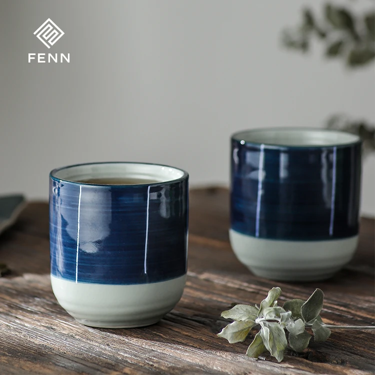 FENN hot selling  6/8oz coffee ceramic mugs ceramic cup with customized logo porcelain tea cup for gift