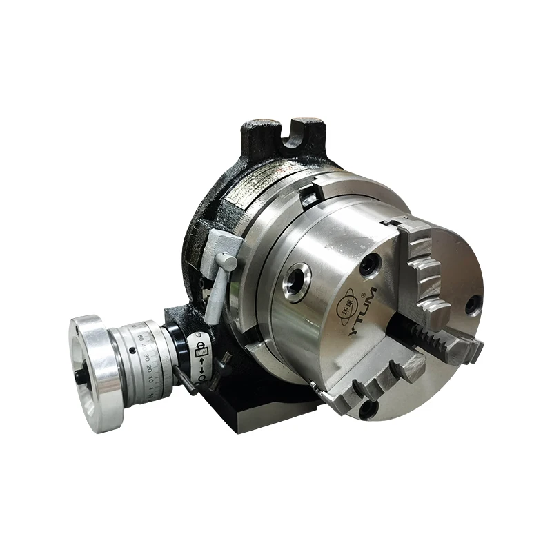 thumbnail image 2 of 4 Inch Horizontal & Vertical Rotary Table For Milling Machines - With 3-Jaw Chuck, 1:36 Ratio 2 of 5