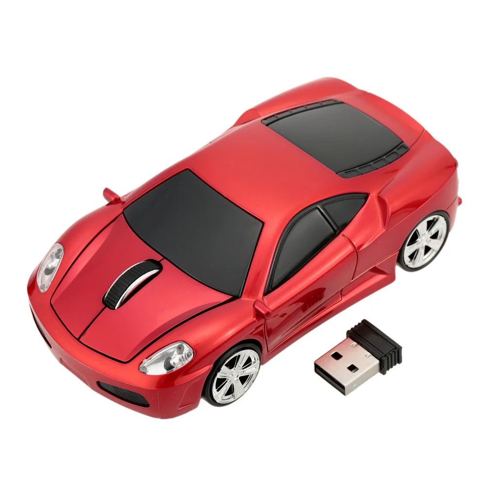USB Wired Mouse 3D Car Shape Gaming Mice with LED Light for PC Laptop Optical 