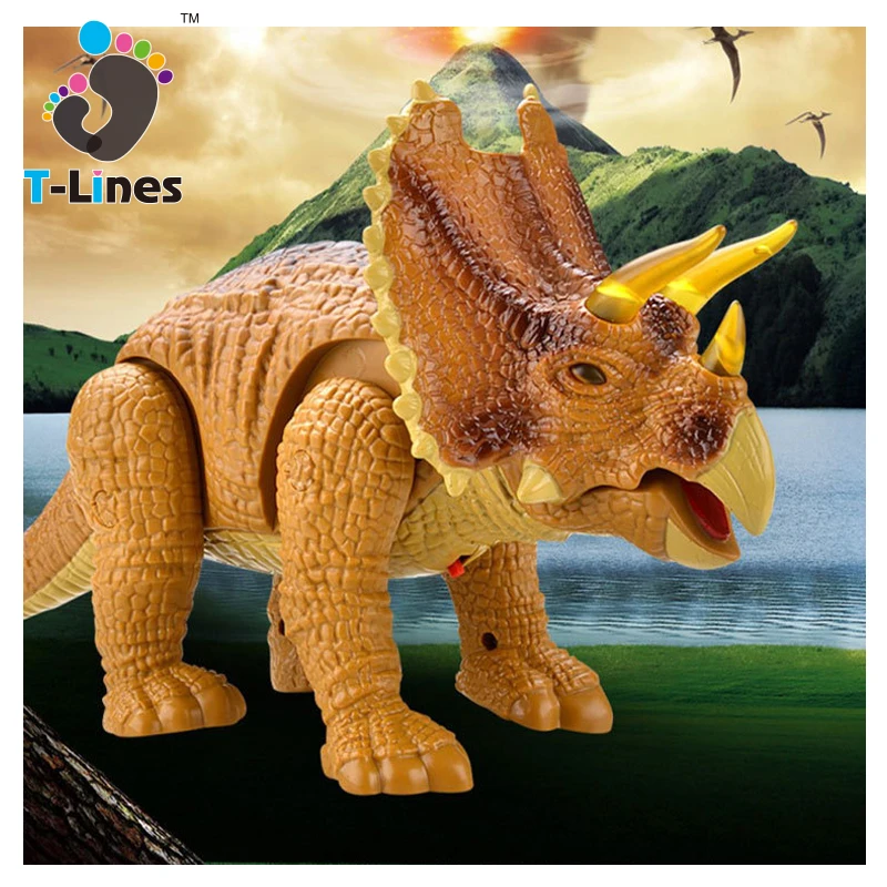 Модель, ходячие электрические динозавры, игрушки со звуком