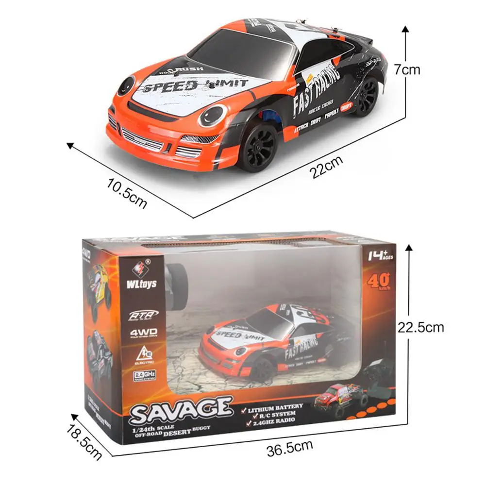 Wltoys A252 RC Car - 2.4G Remote Control Short Truck Toy