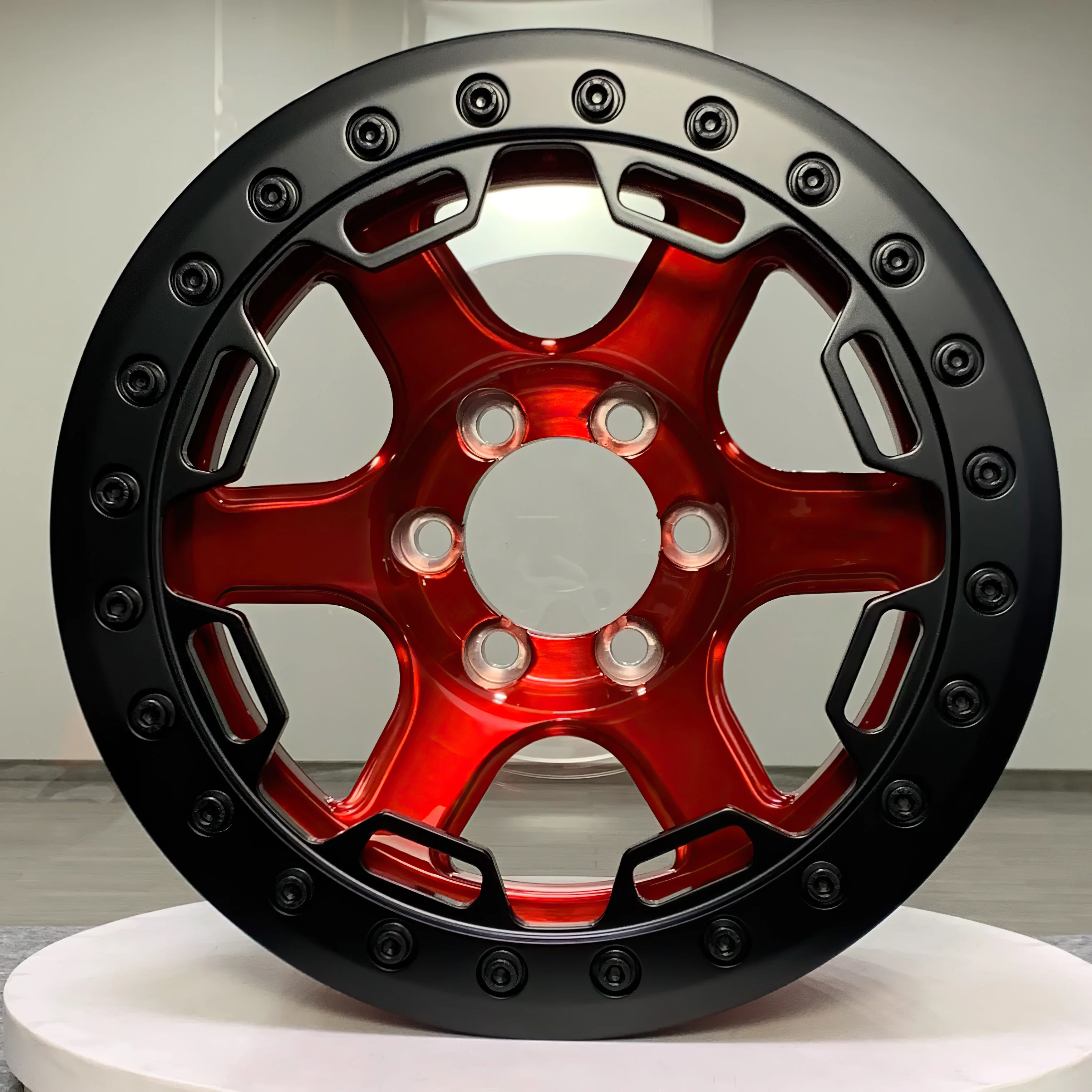 XL 6x139.7 Beadlock Forged Wheel 4x4 Deep Concave Road Wheel Durable Aluminium Alloy Perfect Fit for Mercedes-Benz 4 Pieces - Image 3