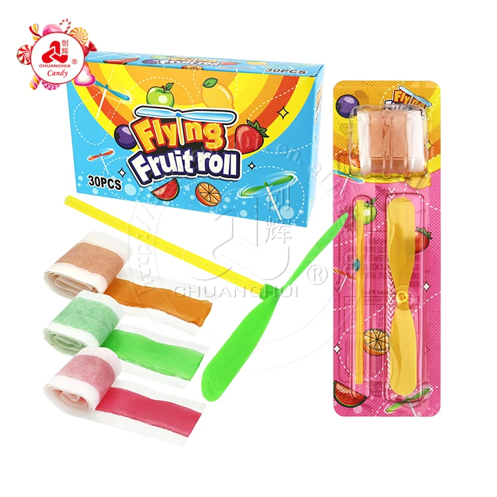 Flying fruit roll