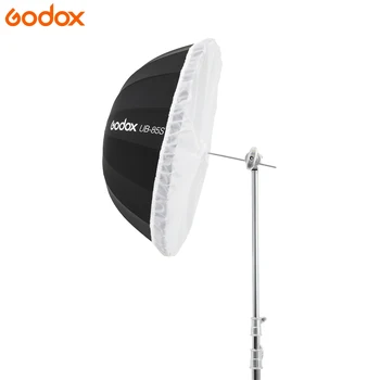 Godox UB-105S 41Inch105cm Inner Silvery Parabolic Black Reflective Umbrella Studio Light Umbrella for Photography Video Shooting detail image