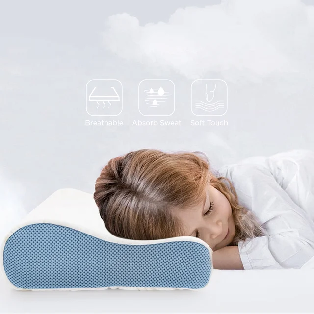 custom pillow Neck Support Back anti snoring 3D Air Mesh Around Breathable Holes Memory Foam Bamboo Charcoal Pillow