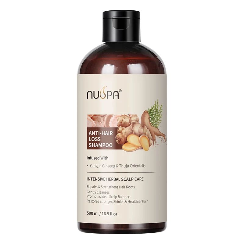 Wholesale Balance Oil Fight Inflammation Prevent Hair Loss Treatments  Ginseng Thuja Orientalis Extract Hair Shampoo Serum Set