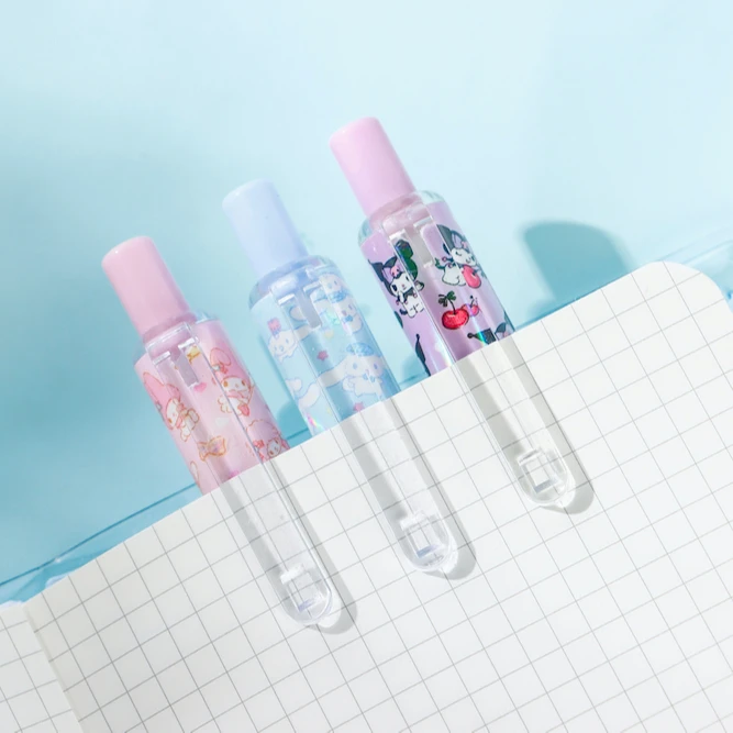Wholesale kawaii 20pcs Gel Pen Bag Packaging Cute Cartoon Set 0.5m Black Signature Pen Student Stationary Supplies