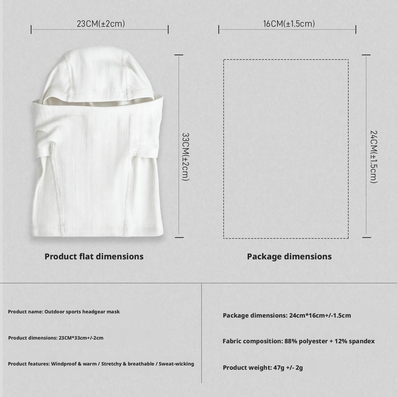 Custom Logo Balaclava Full Face Ski Cycling Mask Windproof Warm Seamless Jacquard Fabric Breathable Manufacturer Wholesale_voghion.com