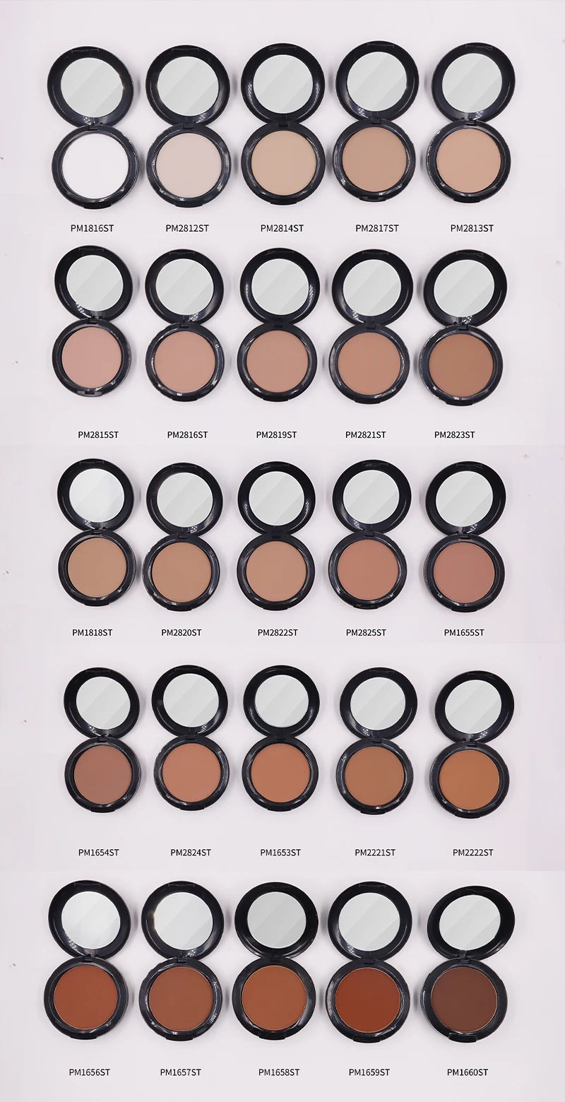 product bulk oem odm pressed face powder compact private label oil control setting powder with mirror for global wholesale-7