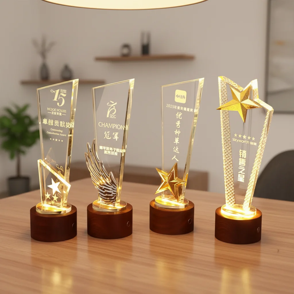 Souvenir en cristal très vendu, plaque honorifique en cristal K9, trophée, récompense personnalisée en cristal